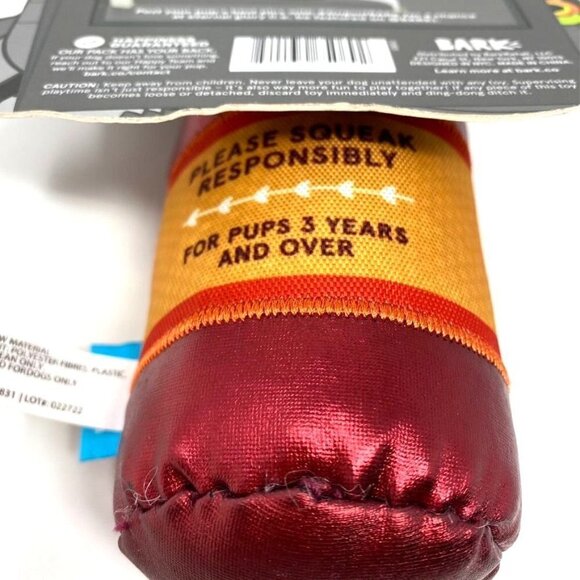 BARK Barklyn Pumpkin Ale Dog Toy Squeakers Playtime - Picture 2 of 3